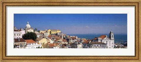 Framed Lisbon, Cityscape, Skyline, Portugal Print