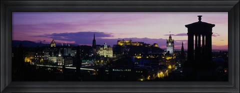 Framed Scotland, Edinburgh Castle Print