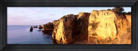 Framed Portugal, Algarve Region, coastline Print