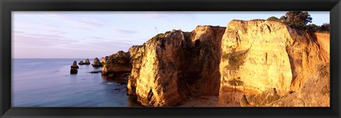 Framed Portugal, Algarve Region, coastline Print