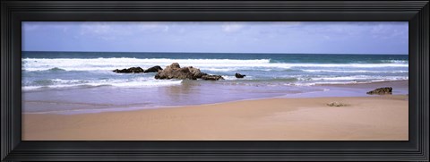 Framed Waves in the sea, Algarve, Sagres, Portugal Print