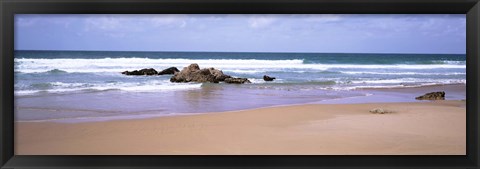 Framed Waves in the sea, Algarve, Sagres, Portugal Print