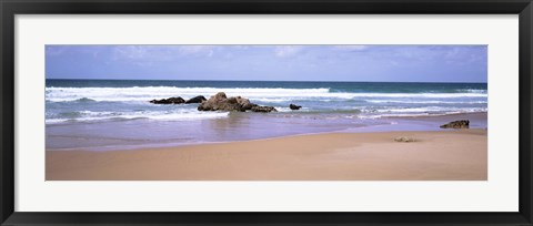 Framed Waves in the sea, Algarve, Sagres, Portugal Print