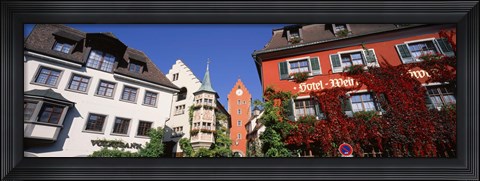 Framed Germany, Meersburg, Lake Constance, Low angle view of the buildings Print
