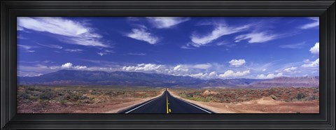 Framed Road Zion National Park, Utah, USA Print