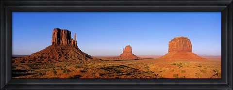 Framed Monument Valley Tribal Park, Navajo Reservation, Arizona, USA Print