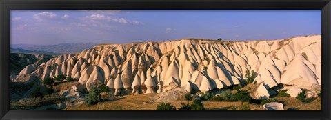 Framed Pinnacles, Goreme Valley, Cappadocia, Turkey Print