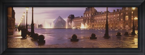 Framed Louvre Museum Paris France Print