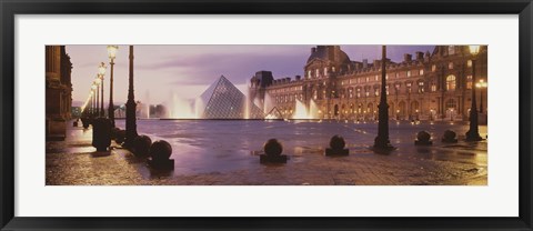 Framed Louvre Museum Paris France Print
