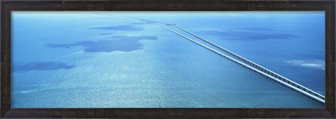 Framed Seven Miles Bridge Florida Keys FL USA Print