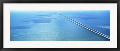 Framed Seven Miles Bridge Florida Keys FL USA Print