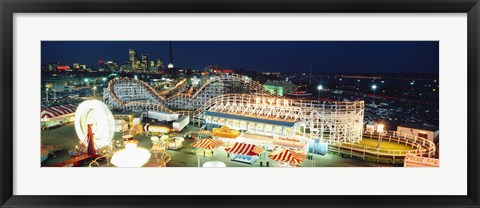 Framed Amusement Park Ontario Toronto Canada Print