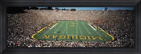 Framed University Of Michigan Stadium, Ann Arbor, Michigan, USA Print