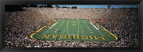 Framed University Of Michigan Stadium, Ann Arbor, Michigan, USA Print