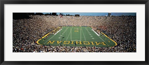 Framed University Of Michigan Stadium, Ann Arbor, Michigan, USA Print