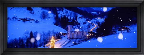 Framed Maria Gern Church Berchtesgaden Bavaria Germany Print