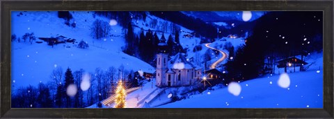 Framed Maria Gern Church Berchtesgaden Bavaria Germany Print