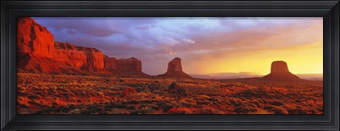 Framed Sunrise, Monument Valley, Arizona, USA Print