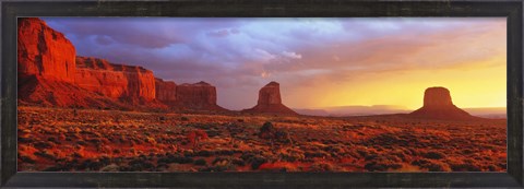 Framed Sunrise, Monument Valley, Arizona, USA Print