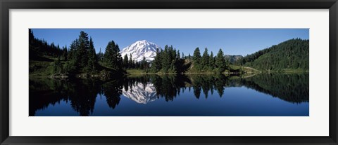 Framed Eunice Lake Mt Rainier National Park WA USA Print