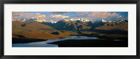 Framed Lake Alexandrina New Zealand Print