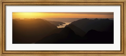 Framed Fiordland National Park New Zealand Print