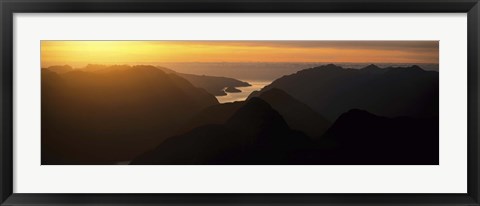 Framed Fiordland National Park New Zealand Print