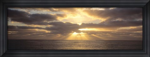 Framed Sunset Sub Antarctic Australia Print