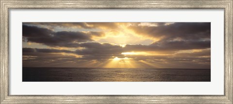 Framed Sunset Sub Antarctic Australia Print
