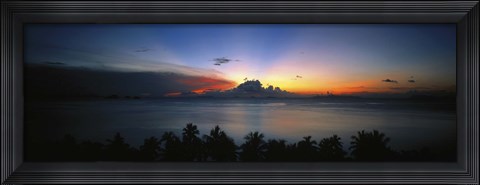 Framed Sunset &amp; Cloud Thailand Print