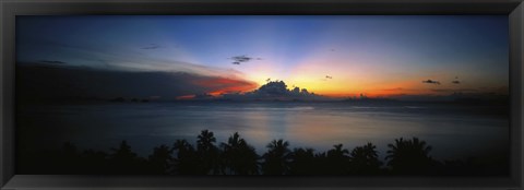 Framed Sunset &amp; Cloud Thailand Print