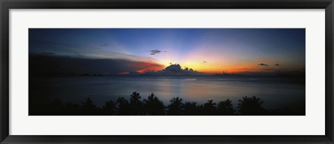 Framed Sunset &amp; Cloud Thailand Print