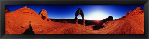 Framed Sunrise over Delicate Arch, Arches National Park, Utah Print