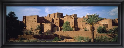 Framed Buildings in a village, Ait Benhaddou, Ouarzazate, Marrakesh, Morocco Print