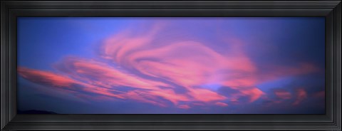 Framed Cloudscape Canterbury New Zealand Print