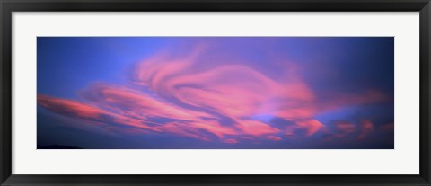 Framed Cloudscape Canterbury New Zealand Print