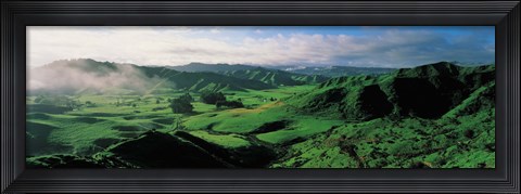 Framed Farmland Taranaki New Zealand Print