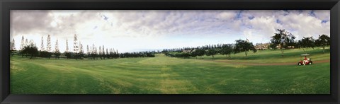 Framed Golf Course Maui HI USA Print