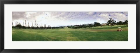 Framed Golf Course Maui HI USA Print