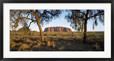 Framed Ayers Rock Australia Print