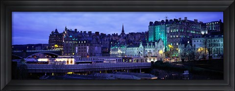 Framed Old Town Edinburgh Scotland Print