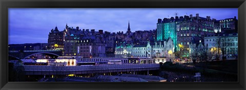 Framed Old Town Edinburgh Scotland Print