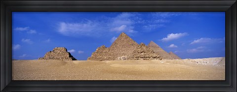 Framed Great Pyramids, Giza, Egypt Print