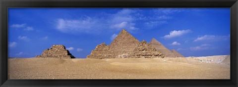 Framed Great Pyramids, Giza, Egypt Print