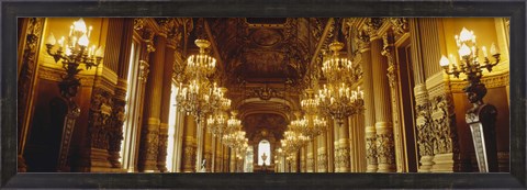 Framed Interiors of a palace, Paris, Ile-De-France, France Print