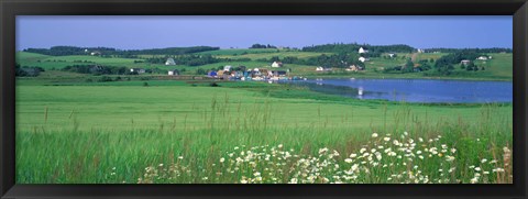 Framed French River, Prince Edward Island, Canada Print