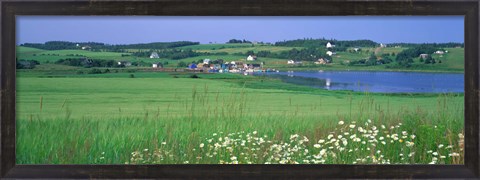 Framed French River, Prince Edward Island, Canada Print