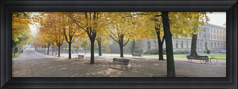 Framed Park Geneve, Switzerland Print