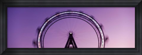 Framed Ferris Wheel, Prater, Vienna, Austria Print