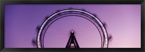 Framed Ferris Wheel, Prater, Vienna, Austria Print